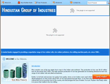 Tablet Screenshot of hindustangroup.net
